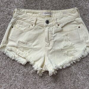 Yellow Pacsun shorts